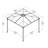 Palram - Canopia Palermo Aluminum Hardtop Gazebo With Polycarbonate Roof Panels Durable Outdoor Patio Shelter Gray-90564971