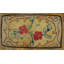 Antique American Hooked Rug America Yellow 1920s