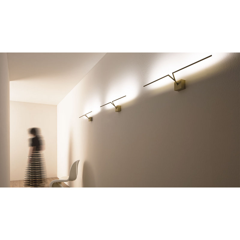 Ypsilon - 27.56 Inch 7.92W 1 LED Armed Sconce, Brushed Bronze
