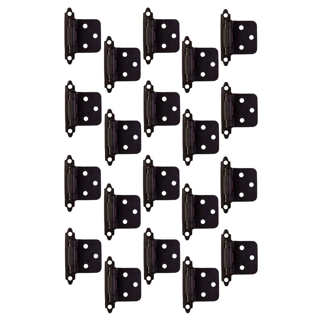 2.75" x 2.75" Offset 20 Door Hinges (Set of 20) Symple Stuff 