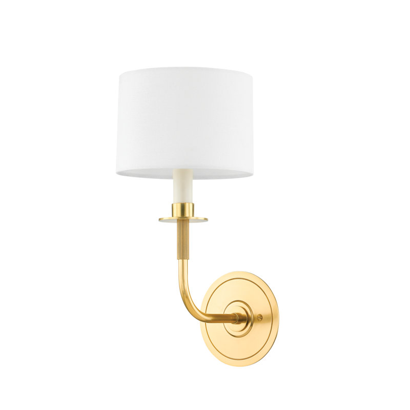 Paramus 1 Light Wall Sconce, Antique Brass, 10.25" H x 11.75" W x 11.75" D