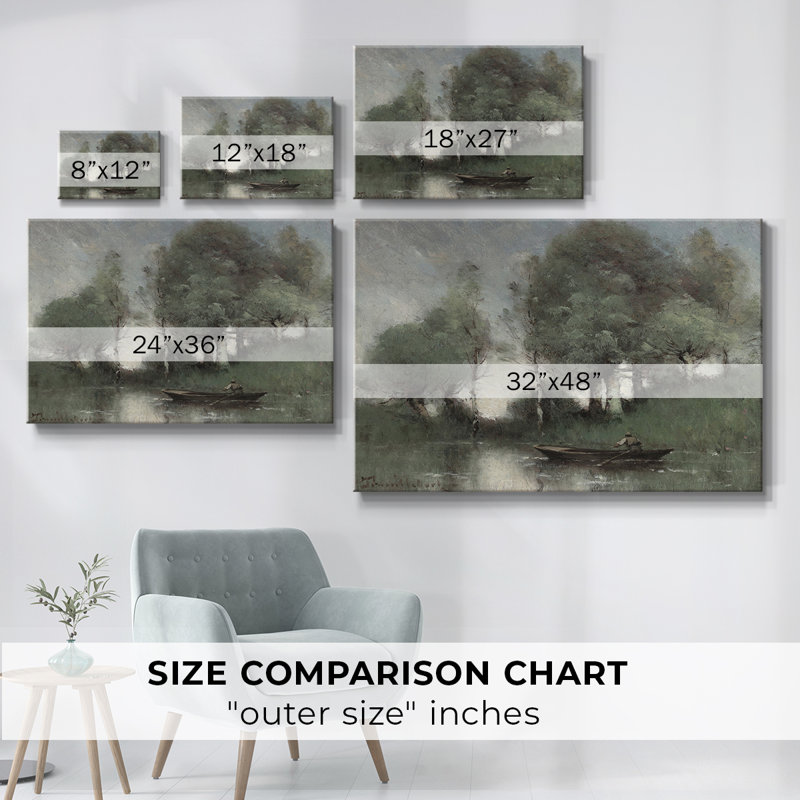 Paysage rétro-XXL III, H 13 po x l 19 po x P 1,5 po, Toile tendue