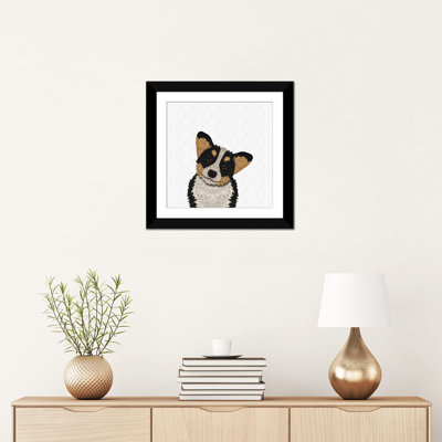Angelika Parker «Corgi», impression sur toile tendue