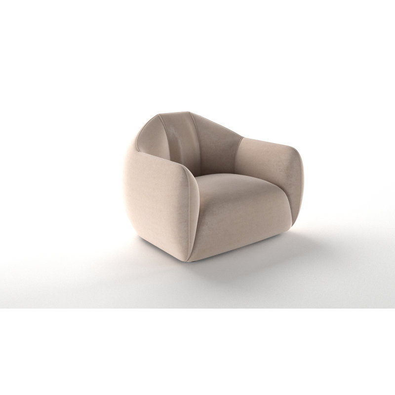 Fitzwater Upholstered Armchair, Soft Taupe