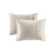 Housse de literie 5 pièces en coton biologique - édredon naturel, lit double / grand