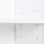 Armoire de cuisine et armoire blanche de 71,43 po de hauteur avec 6 portes, 1 tablette, tiroir - moderne et élégant pour la cuisine de la chambre à coucher, tiroir ouvert, qualité de fabrication supérieure-1425638319