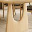 Ensemble de table de salle à manger rectangulaire simple en bois massif-110376815