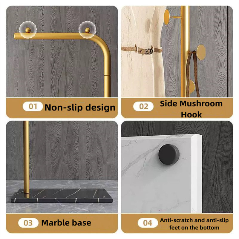 Heger 17.7'' Metal, Gold/Black