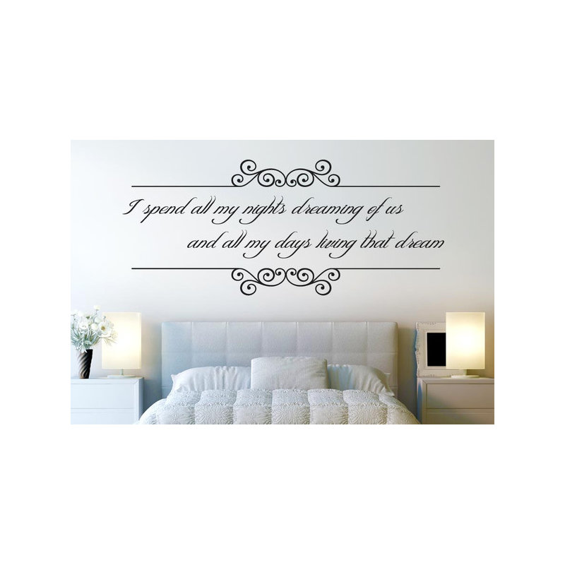Non-Wall Damaging Wall Decal, Black