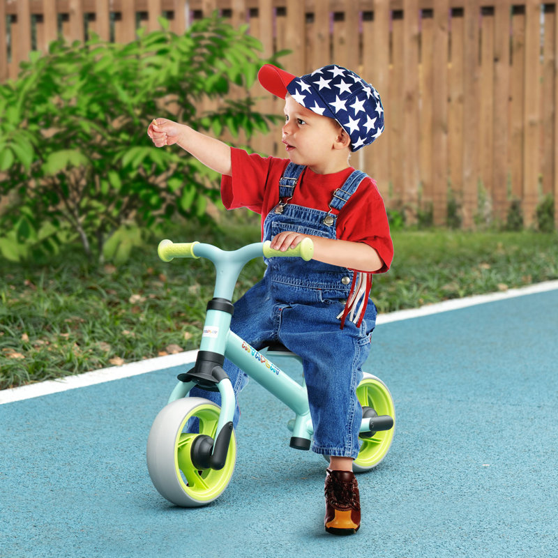Arpiar Zoomie Kids Push/Pull Ride On, Green