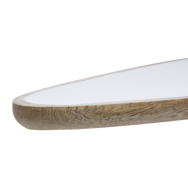 Gracie Oaks Moncada Wood Platter, 2cm H x 36cm W x 18cm D