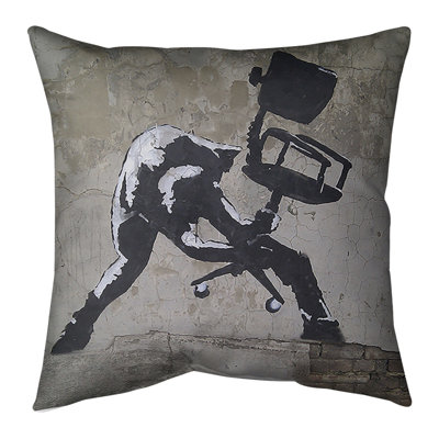 Reversible Throw Pillow