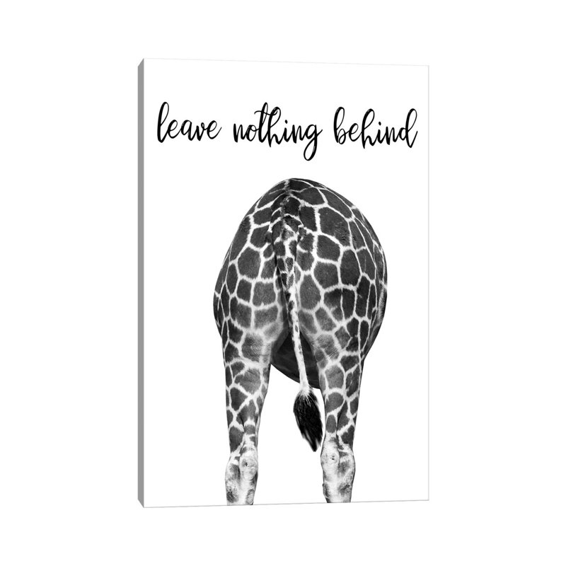 Giraffe Bum by Danita Delimont - Wrapped Canvas Gallery-Wrapped Canvas Giclée, 20.32 cm H x 30.48 cm W