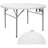 White Plastic Round Folding Table-450716010