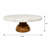 Dionysus - Decorative Marble Cake Stand with Wood Base