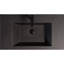 Meuble-lavabo flottant 36 po avec lavabo, meuble-lavabo mural avec lavabo à quartz noir et tiroirs