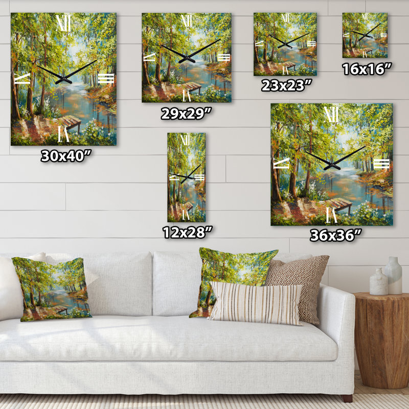 Metal Wall Clock, Small