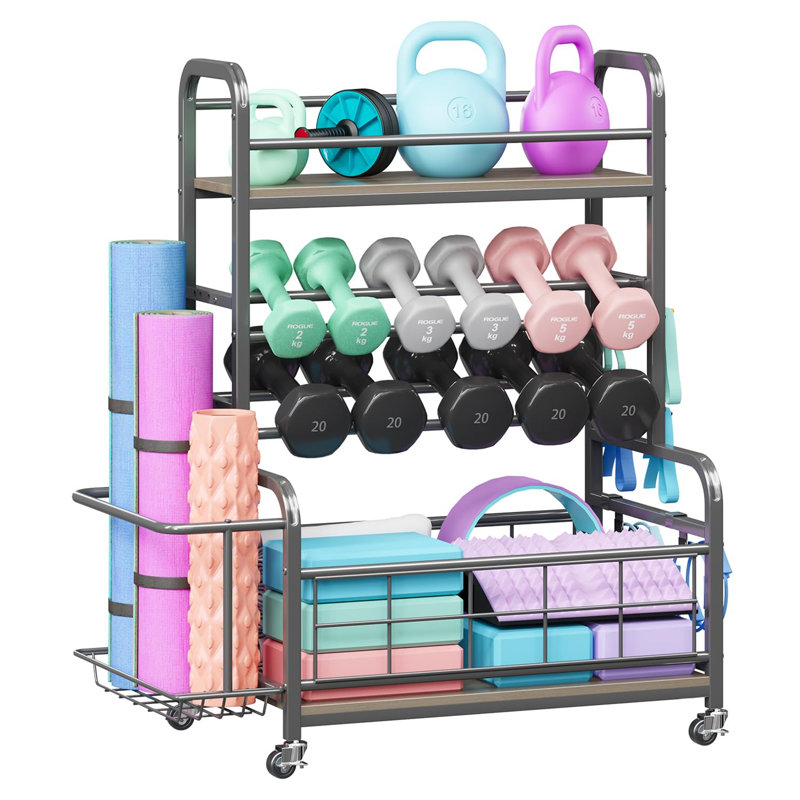 Metal Floor Mounted Storage Rack