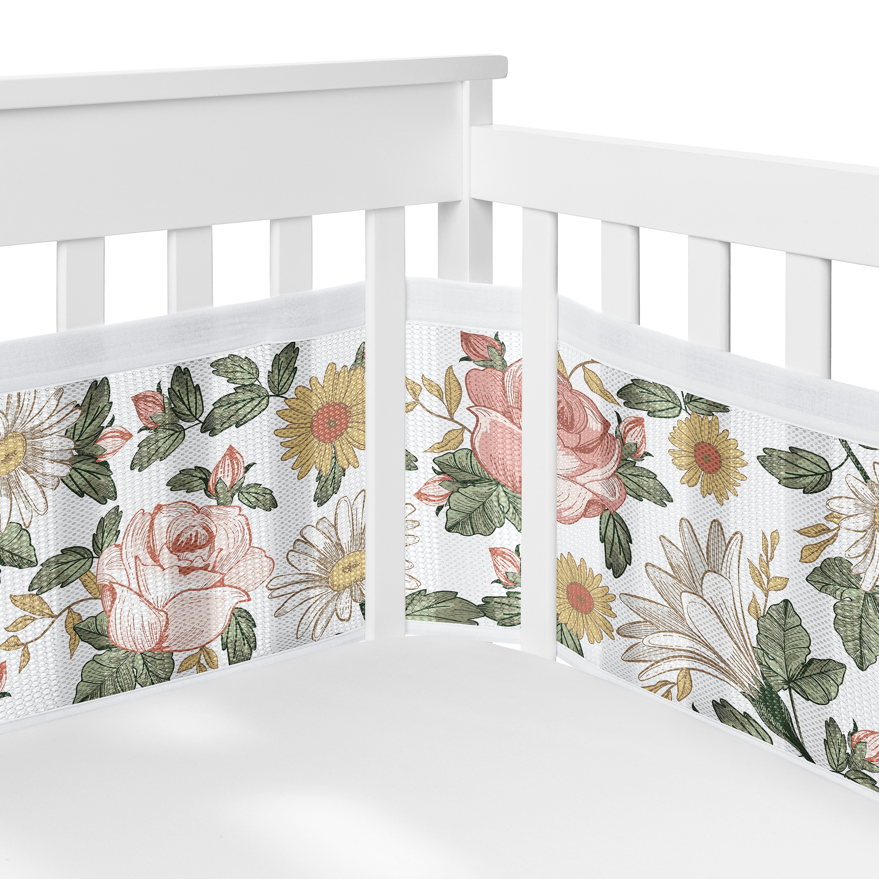 Sweet Jojo Designs Vintage Floral Pink and Green Sweet Jojo Designs ...