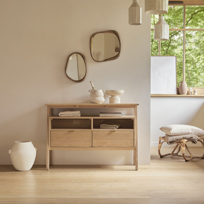 Pola 47.24'' Solid Wood Console Table