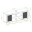 Gologan TV Stand for TVs up to 60"-136459429