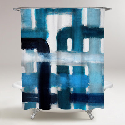Abstract Shower Curtain