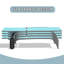 Chaise longue d'extérieur en métal Mayrelin-100141173