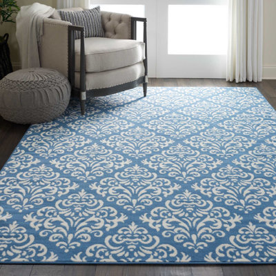 Damask Area Rug