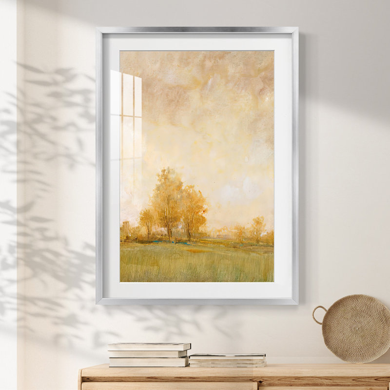 Grenier - Toile tendue avec châssis, Argent argent, H 28,5 po x l 20,5 po