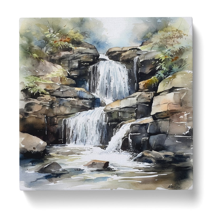 Waterfall - Wrapped Canvas
