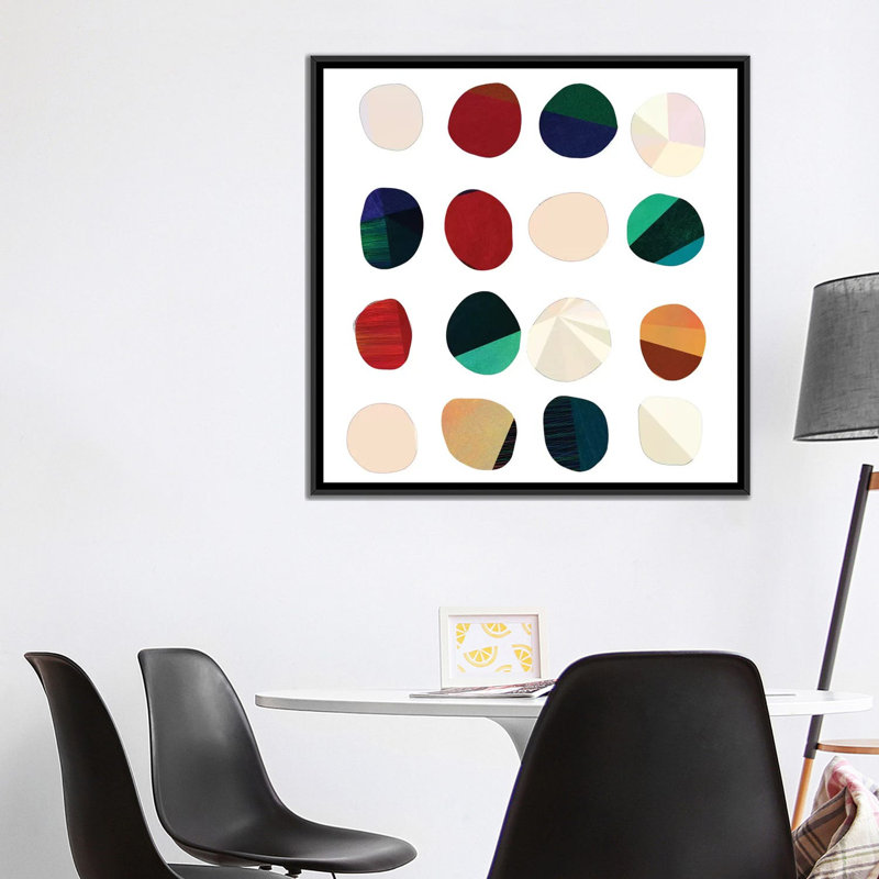 «Détails IV» par Sisa Jasper - estampe numérique sur toile tendue avec châssis, H 18 po x l 18 po x P 1,5 po, Pas de tapis