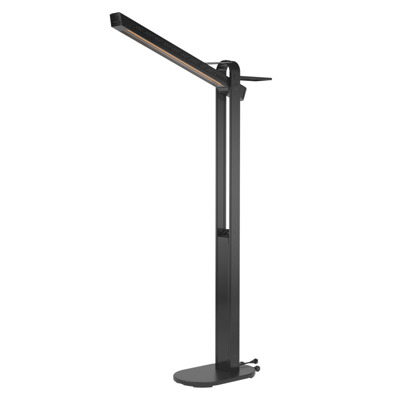 Chauffe-terrasse électrique 1500W avec bras pivotant