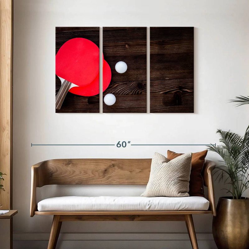 Sireci Table Tennis, 28" H x 45" W