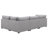 Blydenburgh 4-piece Upholstered Modular Sectional Sofa Grey