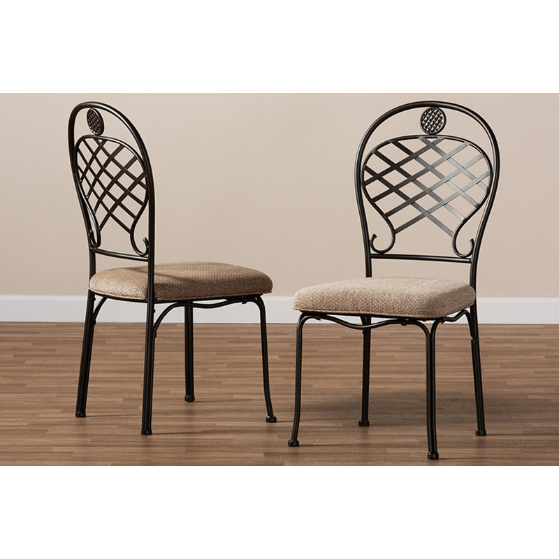 Chaise de salle à manger rembourrée Cisbrough