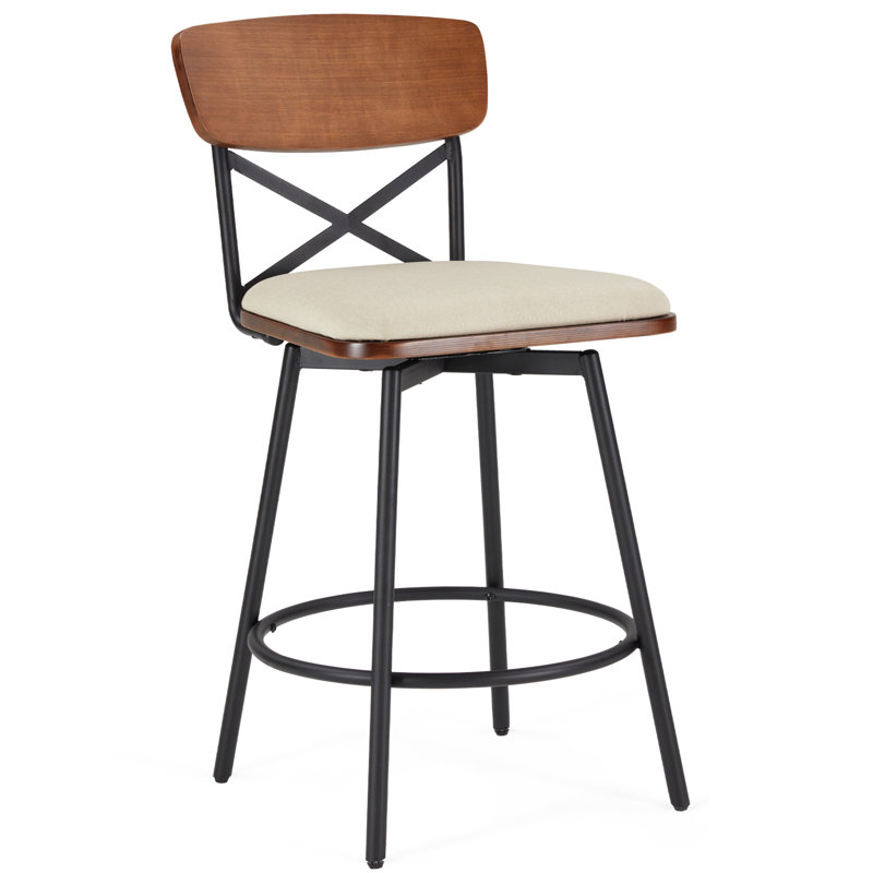 Tabouret de comptoir Jeremiyah 26, Beige