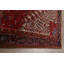 Tapis décoratif en laine noué à la main de conception unique Heriz noir/beige/rouge 8 pi x 10 pi 10 po