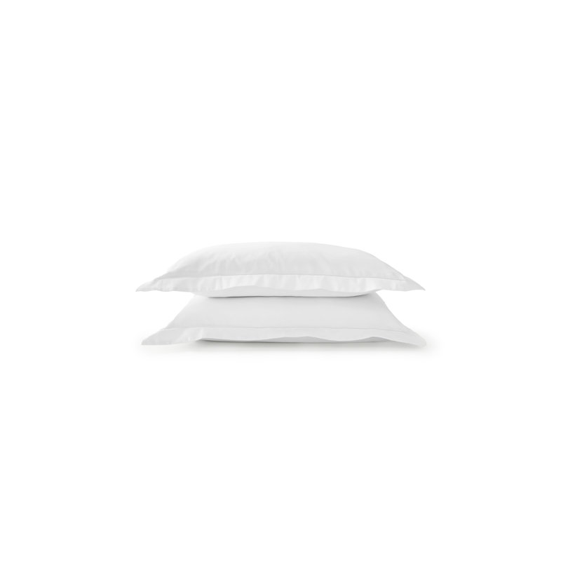 Premium 100% SateenPillowcase Pair, Standard Pillowcase, White