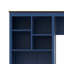 Lit escamotable avec bureau intégré et armoire de rangement à niveaux pour les bureaux à domicile et les chambres d'amis-1709703264