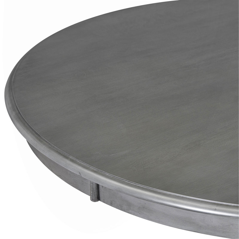 Ensemble de table de salle à manger 5 pièces avec pieds courbés et 4 chaises rembourrées pour salle à manger (gris foncé)