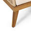 Chaise de patio avec coussins Varian
