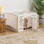 Parc pour chien IRIS, blanc, 24 po, 4 panneaux