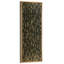 Abstrait motif de boucles d'olive organique foncé - grand art mural sur toile encadrée-184276015-184276002