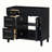 Freestanding Bathroom Storage Cabinet with 2 Drawers and a Tip-out Drawer