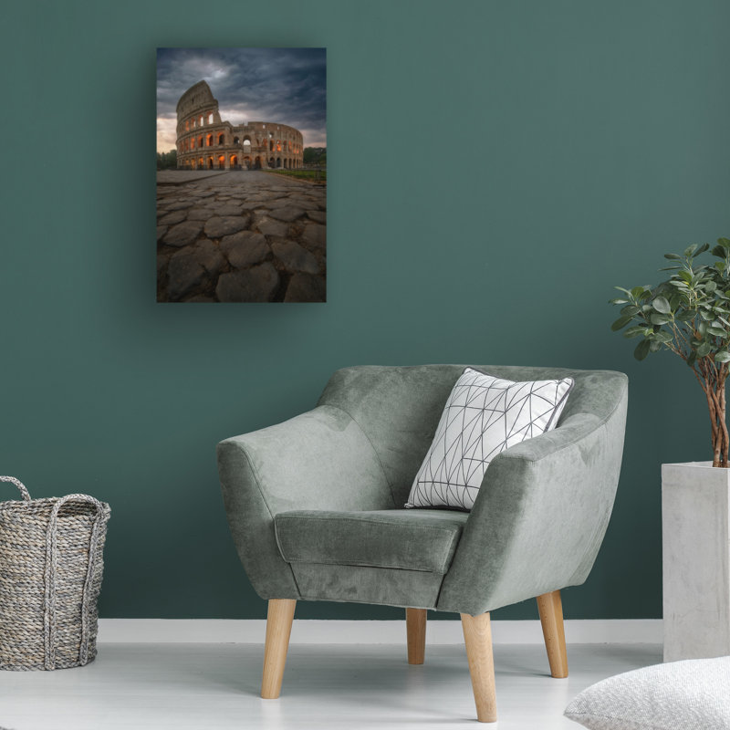 Art sur toile Colisée Bartolome Lopez II, H 12 po x l 19 po