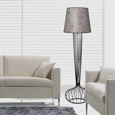 62.99'' Black Novelty Floor Lamp