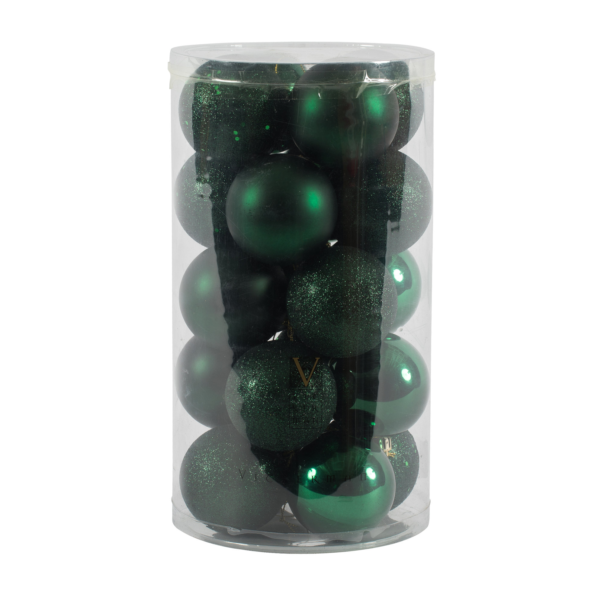 Holiday Décor Ball Ornament, Midnight Green, 20, 2.75" H x 2.75" W x 2.75" D