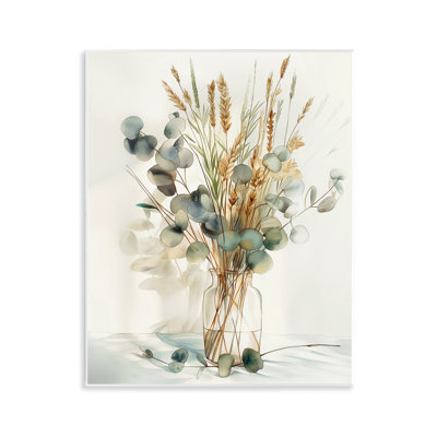 «Gathered Eucalyptus Herbs», art mural sur bois par Steve Huntziker
