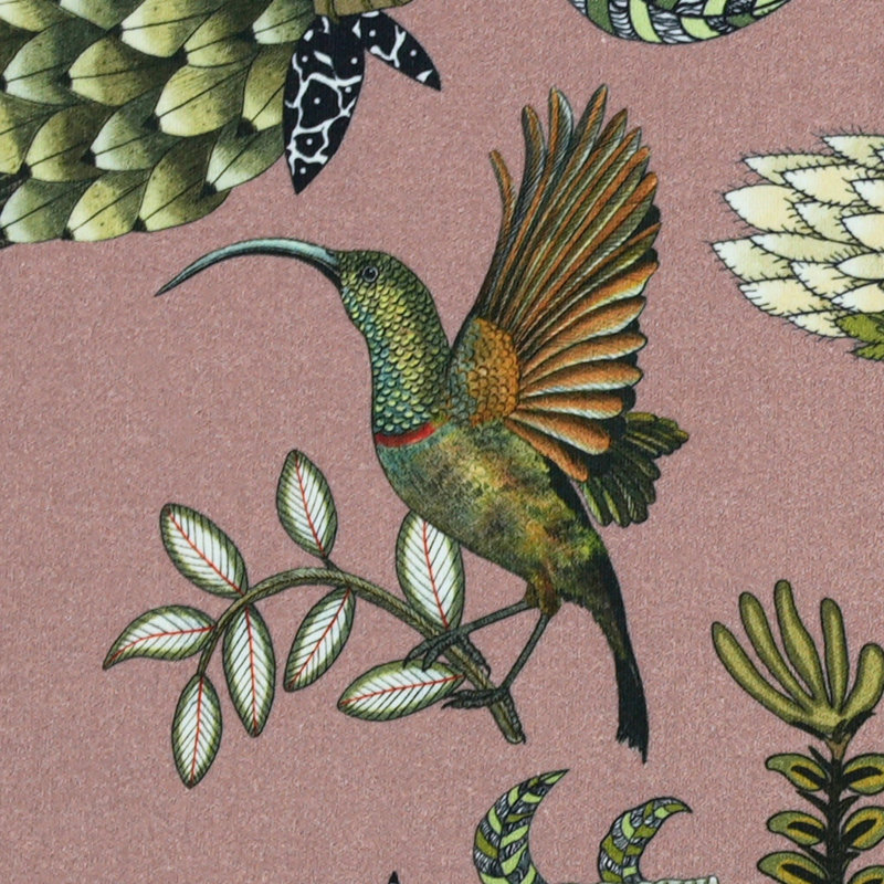 Protea Garden Linen Fabric, Magnolia