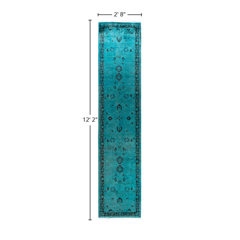 Jediel One-of-a-Kind 2' 8" X 12' 2" Hand Knotted Area Rug